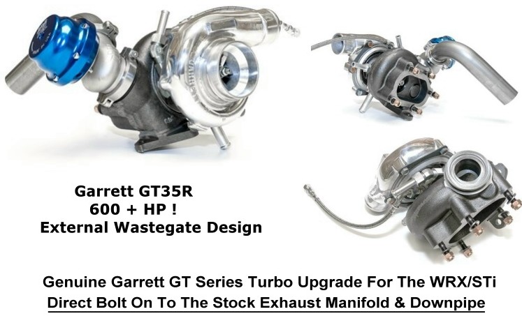 Garrett GT35R Turbo Kit - WRX / STi - External Wastegate